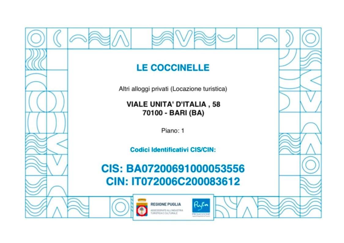 B&B Le Coccinelle Bari Luaran gambar